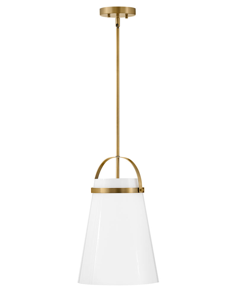 Lark 83053LCB LED Pendant, Lacquered Brass