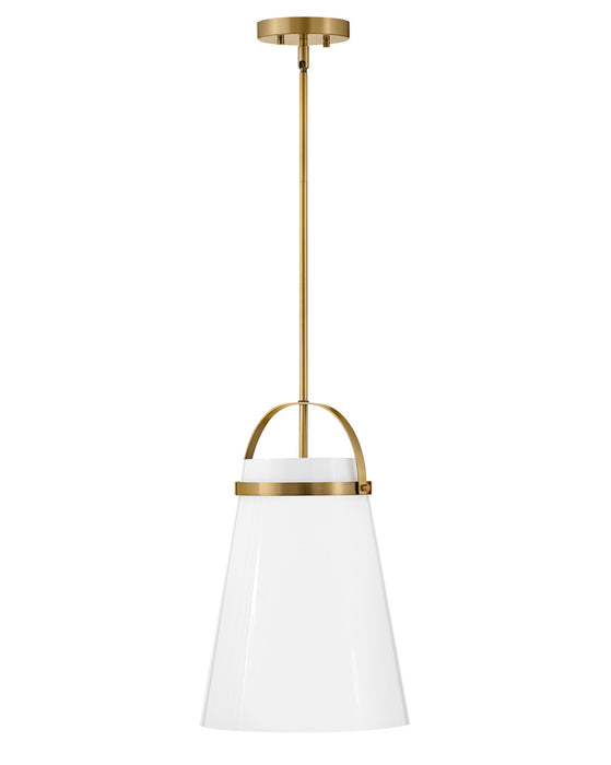 Lark 83053LCB LED Pendant, Lacquered Brass