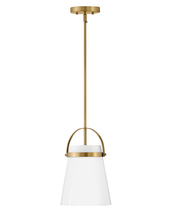 Lark 83057LCB LED Pendant, Lacquered Brass