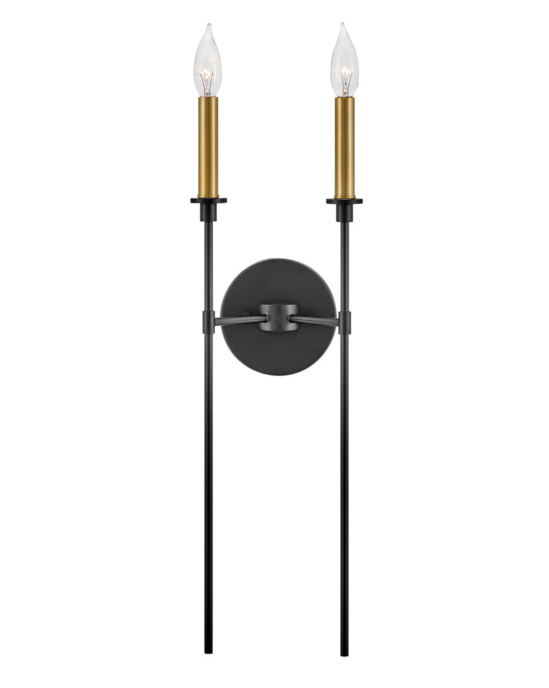 Lark 83072BK LED Wall Sconce, Black
