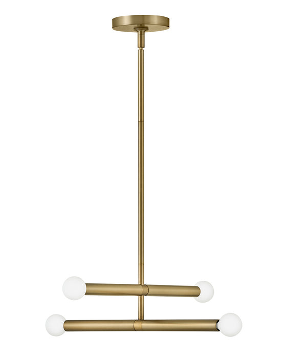 Lark 83194LCB LED Pendant, Lacquered Brass