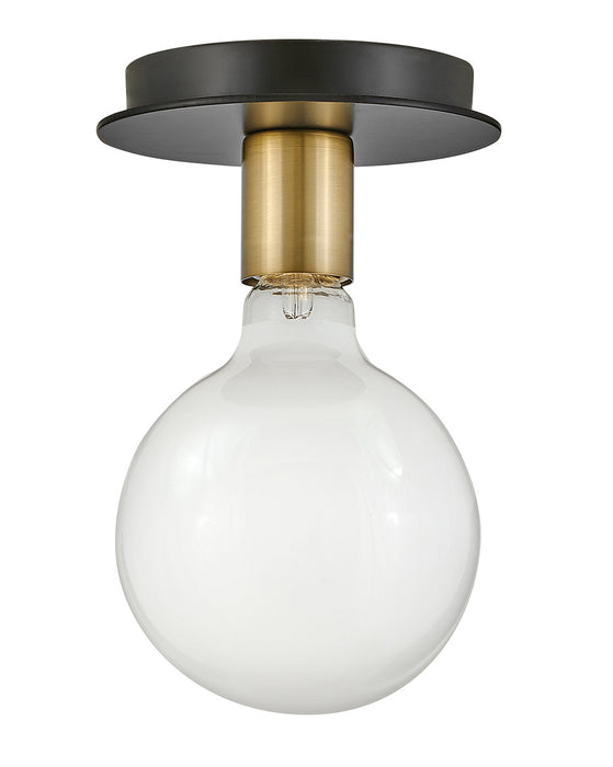 Lark 83201LCB LED Flush Mount, Lacquered Brass