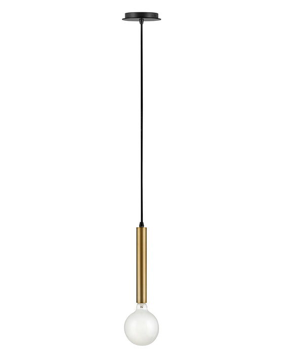 Lark 83207LCB LED Pendant, Lacquered Brass