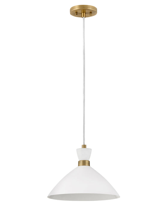 Lark 83257MW-HB LED Pendant, Matte White