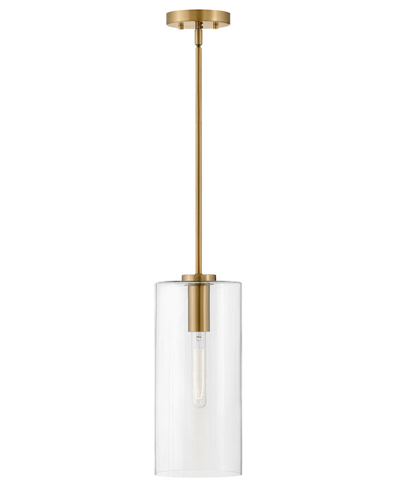 Lark 83377LCB LED Pendant, Lacquered Brass