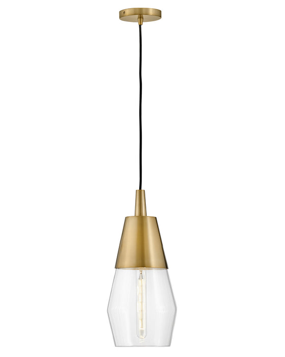 Lark 83397LCB LED Pendant, Lacquered Brass