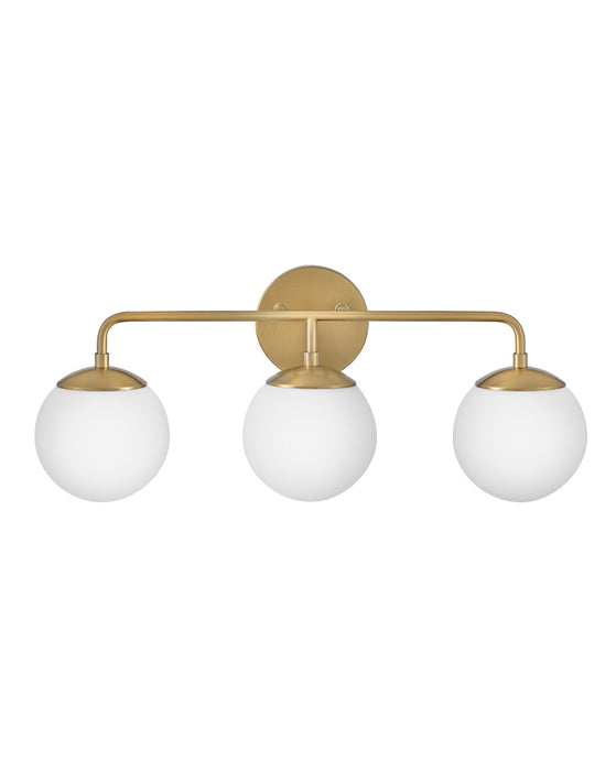 Lark 85003LCB LED Vanity, Lacquered Brass