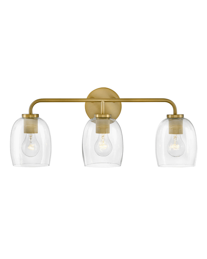 Lark 85013LCB LED Vanity, Lacquered Brass