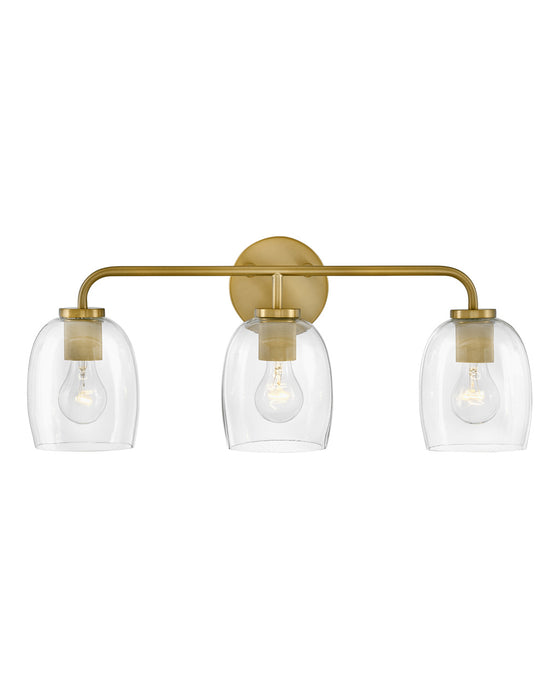 Lark 85013LCB LED Vanity, Lacquered Brass
