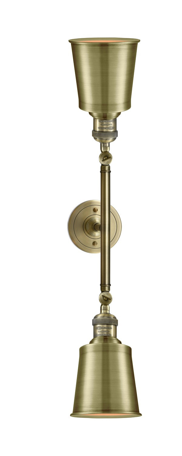 Innovations 208L-AB-M9-AB-LED LED Bath Vanity, Antique Brass