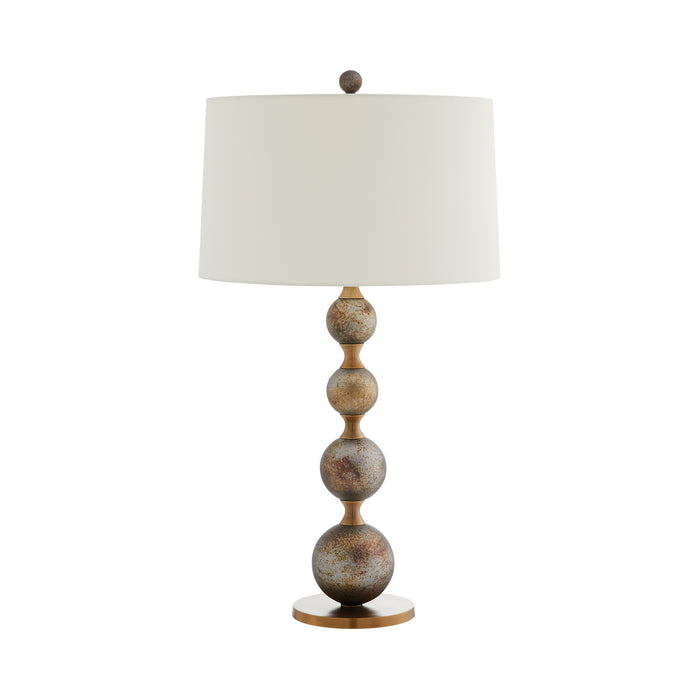 Arteriors 44776-598 One Light Table Lamp, Oxidized Silver