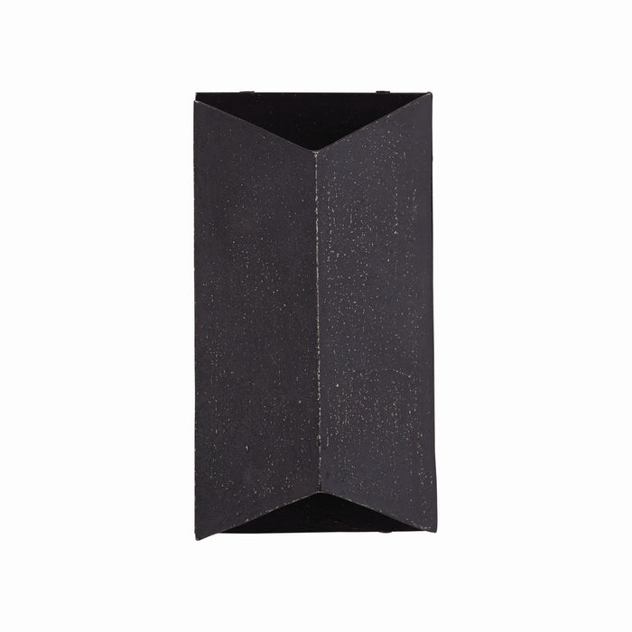 Arteriors 44786 One Light Wall Sconce, Matte Charcoal