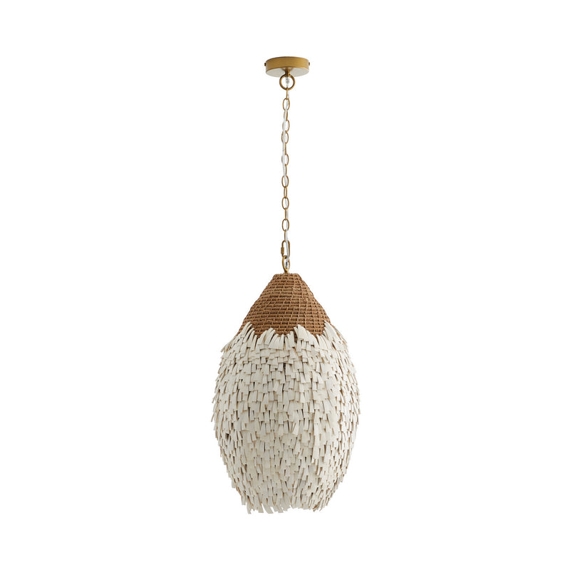 Arteriors 45205 One Light Pendant, Natural