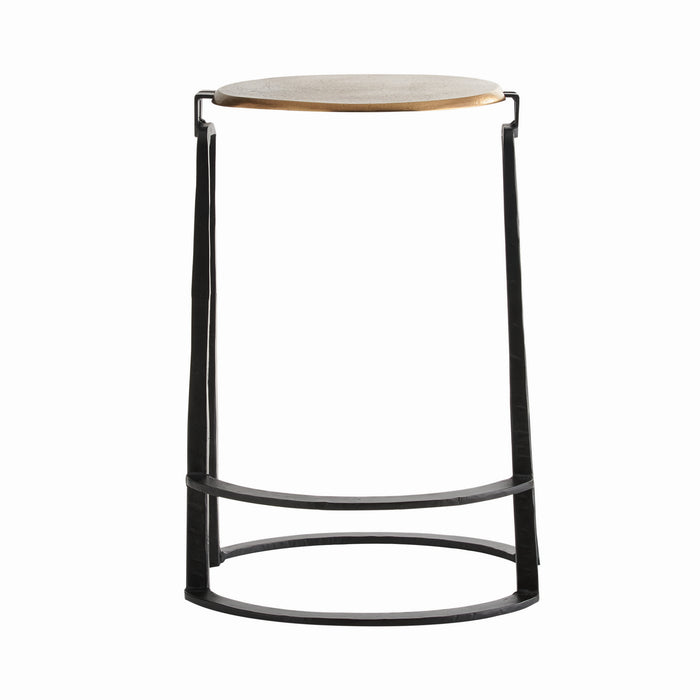 Arteriors 4668 Counter Stool, Antique Brass