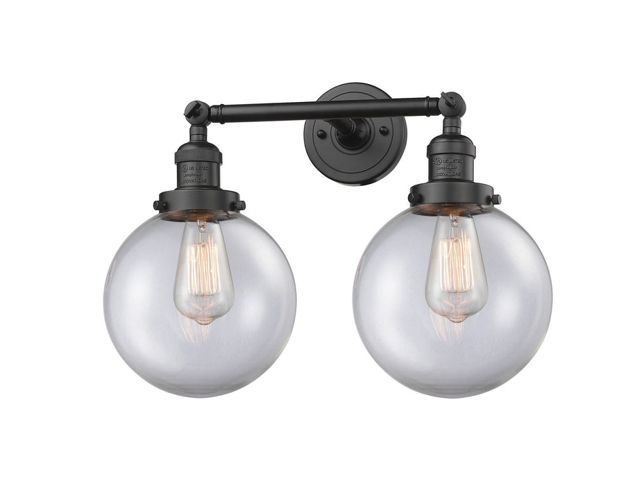Innovations 208-OB-G202-8-LED LED Bath Vanity, Oil Rubbed Bronze