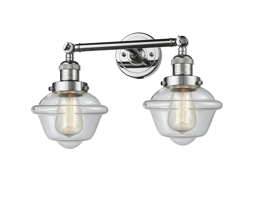 Innovations 208-PC-G532 Two Light Bath Vanity, Polished Chrome