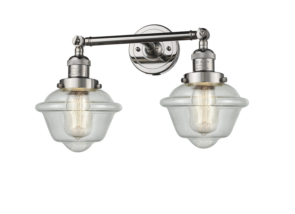 Innovations 208-PN-G534 Two Light Bath Vanity, Polished Nickel