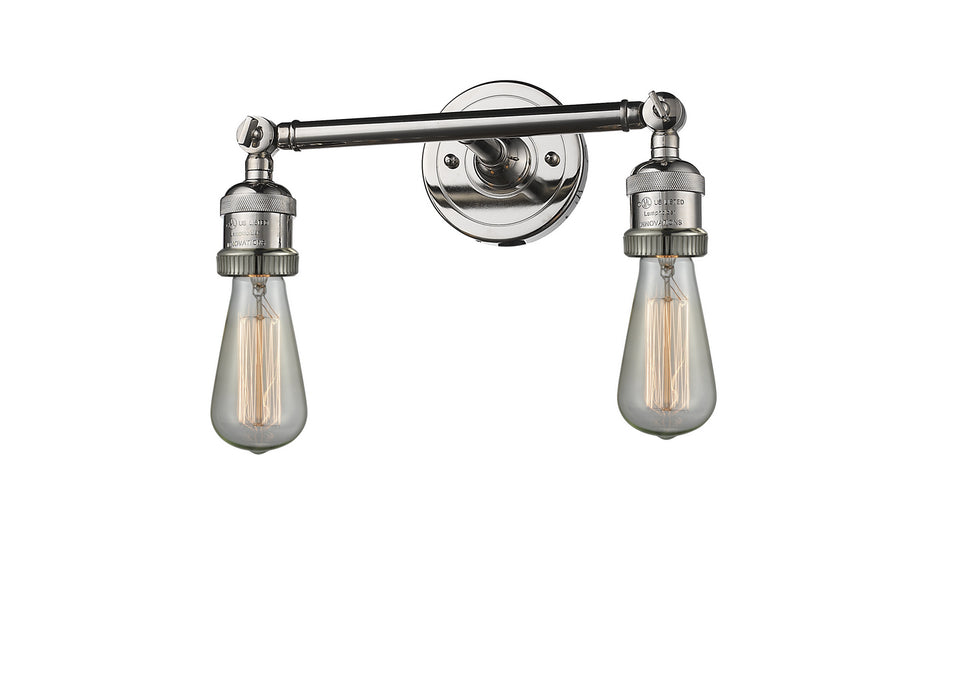 Innovations 208-PN-LED LED Bath Vanity, Polished Nickel