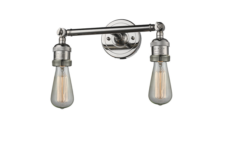 Innovations 208-PN-LED LED Bath Vanity, Polished Nickel