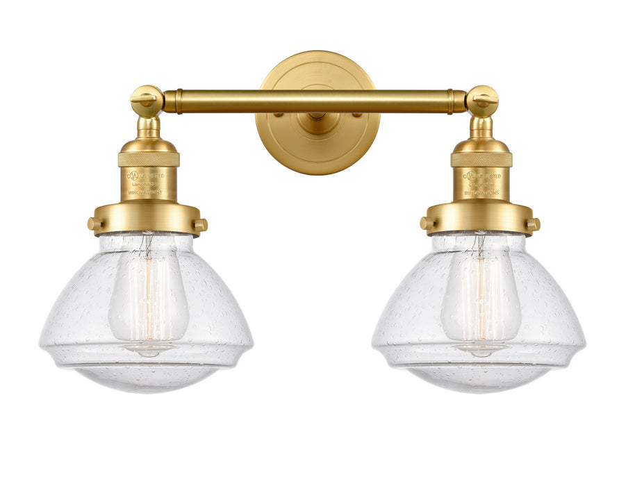 Innovations 208-SG-G324 Two Light Bath Vanity, Satin Gold