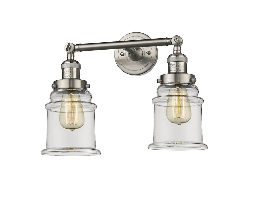 Innovations 208-SN-G182-LED LED Bath Vanity, Brushed Satin Nickel