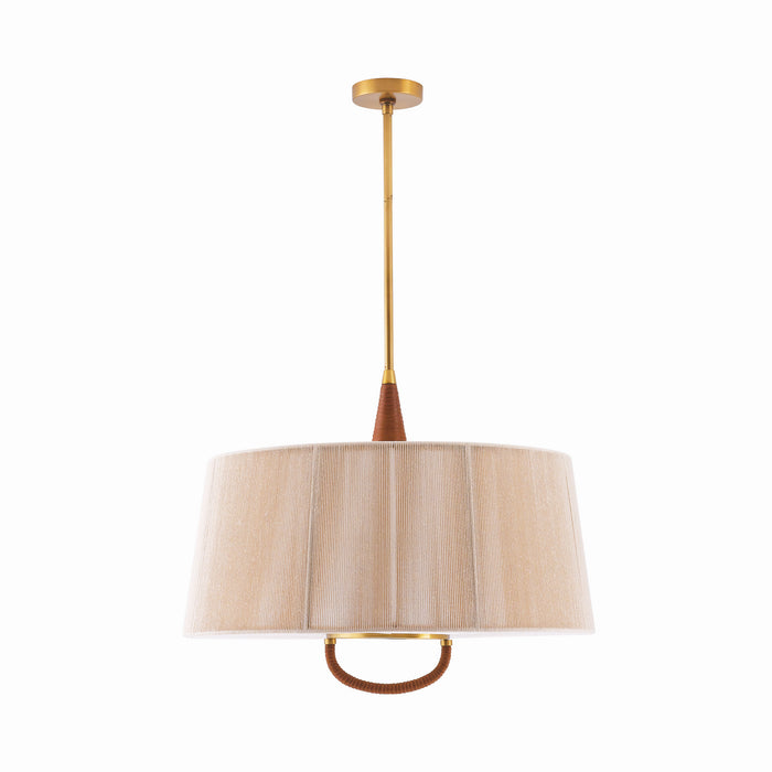 Arteriors 49789 Six Light Pendant, Natural