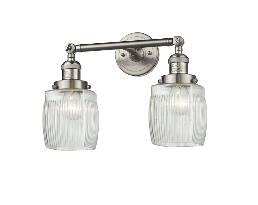 Innovations 208-SN-G302-LED LED Bath Vanity, Brushed Satin Nickel