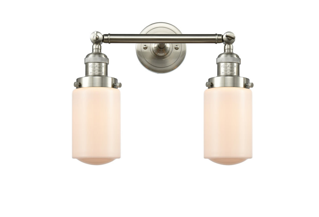 Innovations 208-SN-G311-LED LED Bath Vanity, Brushed Satin Nickel