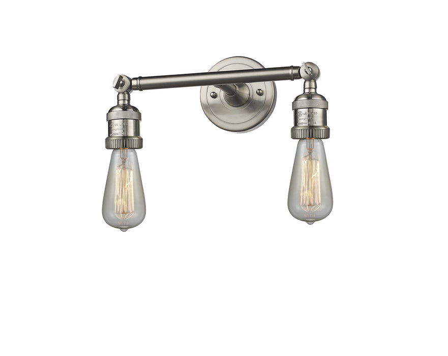 Innovations 208-SN-LED LED Bath Vanity, Brushed Satin Nickel