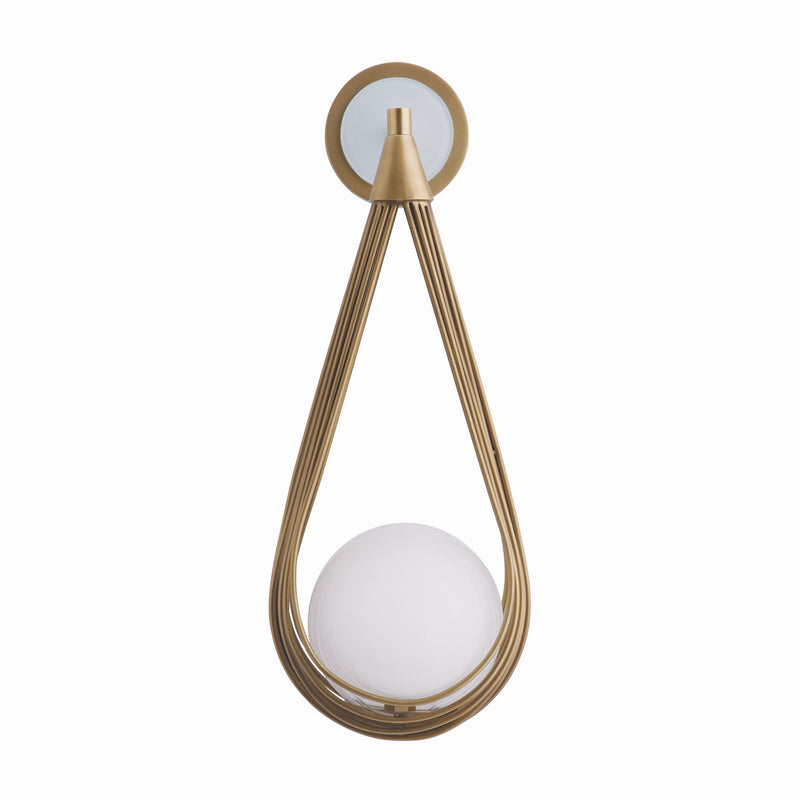 Arteriors 49826 One Light Wall Sconce, Antique Brass
