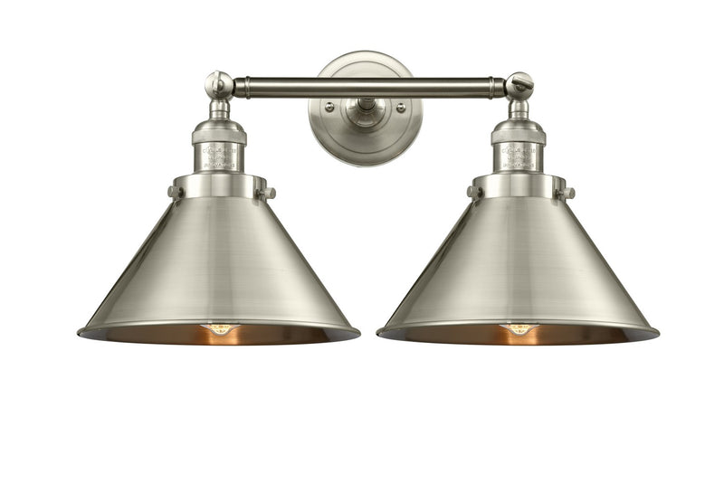 Innovations 208-SN-M10-SN-LED LED Bath Vanity, Brushed Satin Nickel