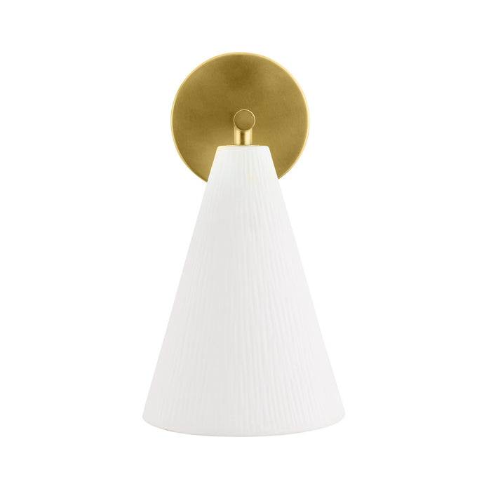 Arteriors 49853 One Light Wall Sconce, Matte Bone