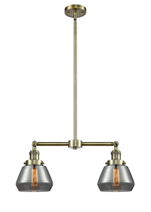 Innovations 209-AB-G173-LED LED Island Pendant, Antique Brass