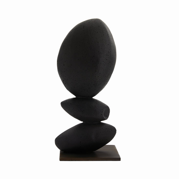 Arteriors 9201 Sculpture, Charcoal