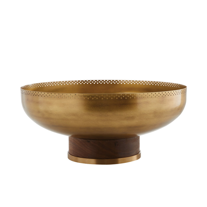 Arteriors DJ2060 Centerpiece, Antique Brass