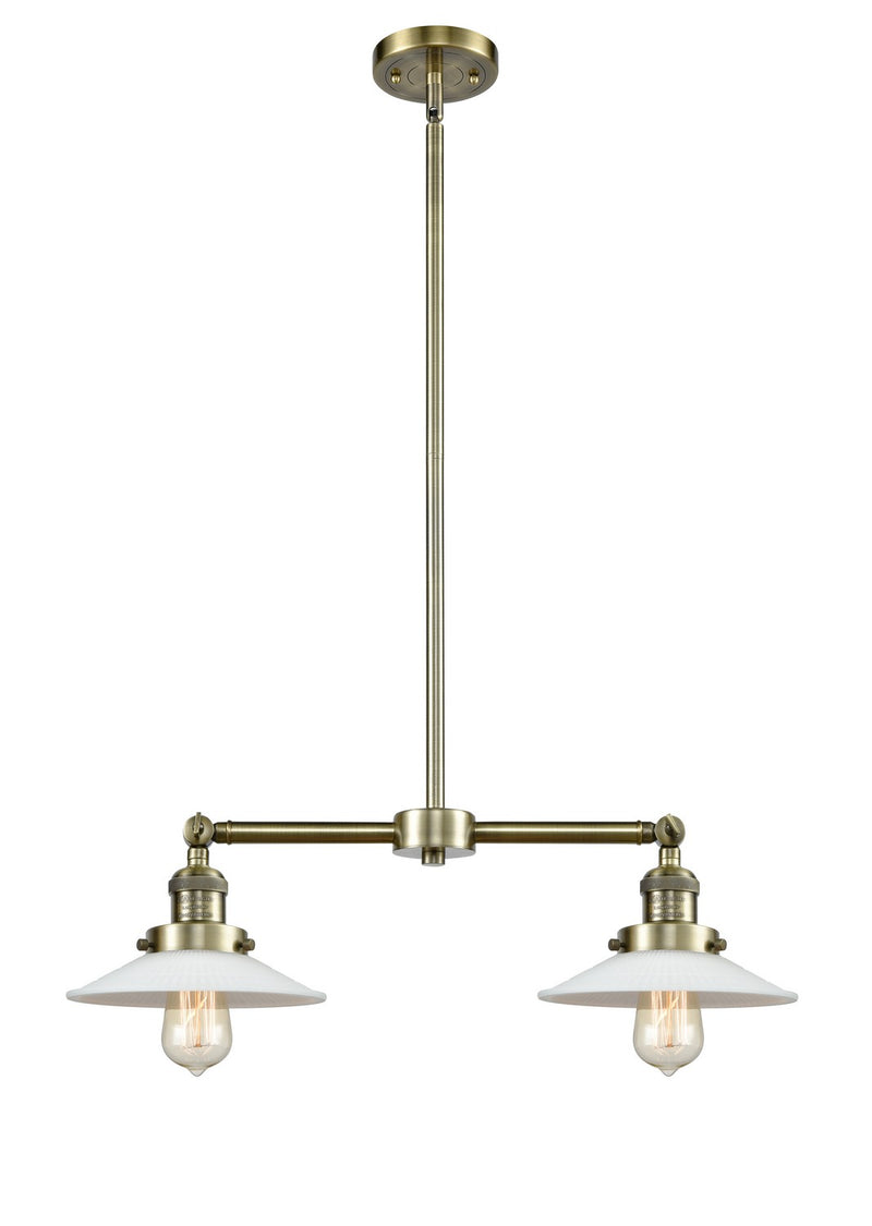 Innovations 209-AB-G1-LED LED Island Pendant, Antique Brass