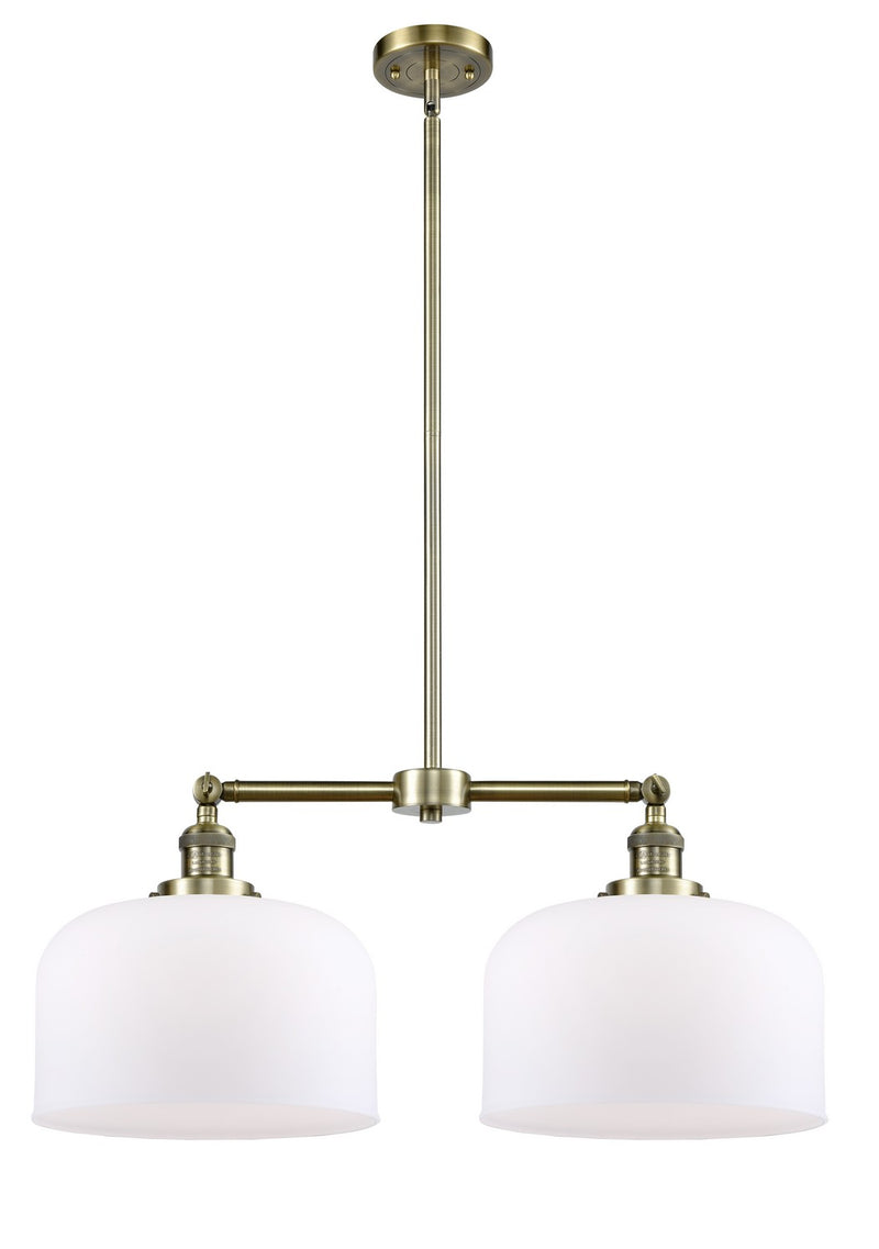 Innovations 209-AB-G71-L-LED LED Island Pendant, Antique Brass