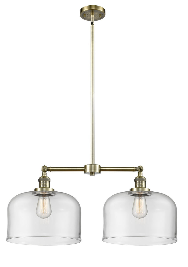 Innovations 209-AB-G72-L-LED LED Island Pendant, Antique Brass