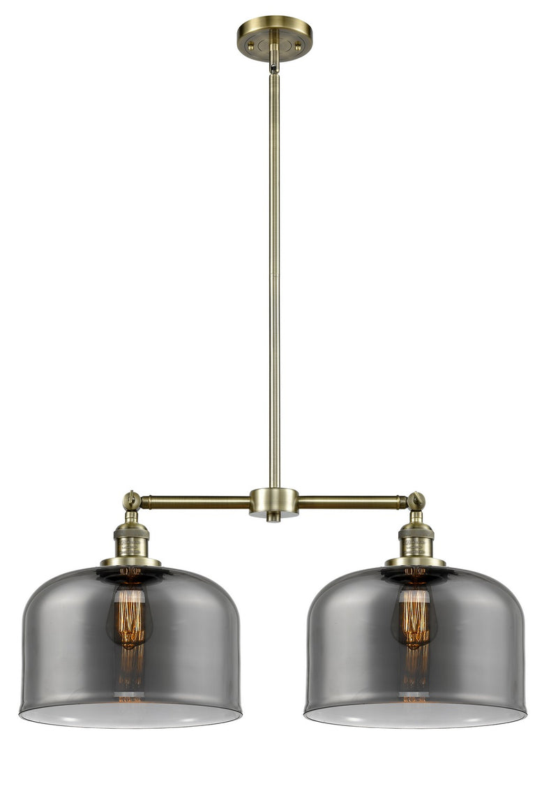 Innovations 209-AB-G73-L-LED LED Island Pendant, Antique Brass