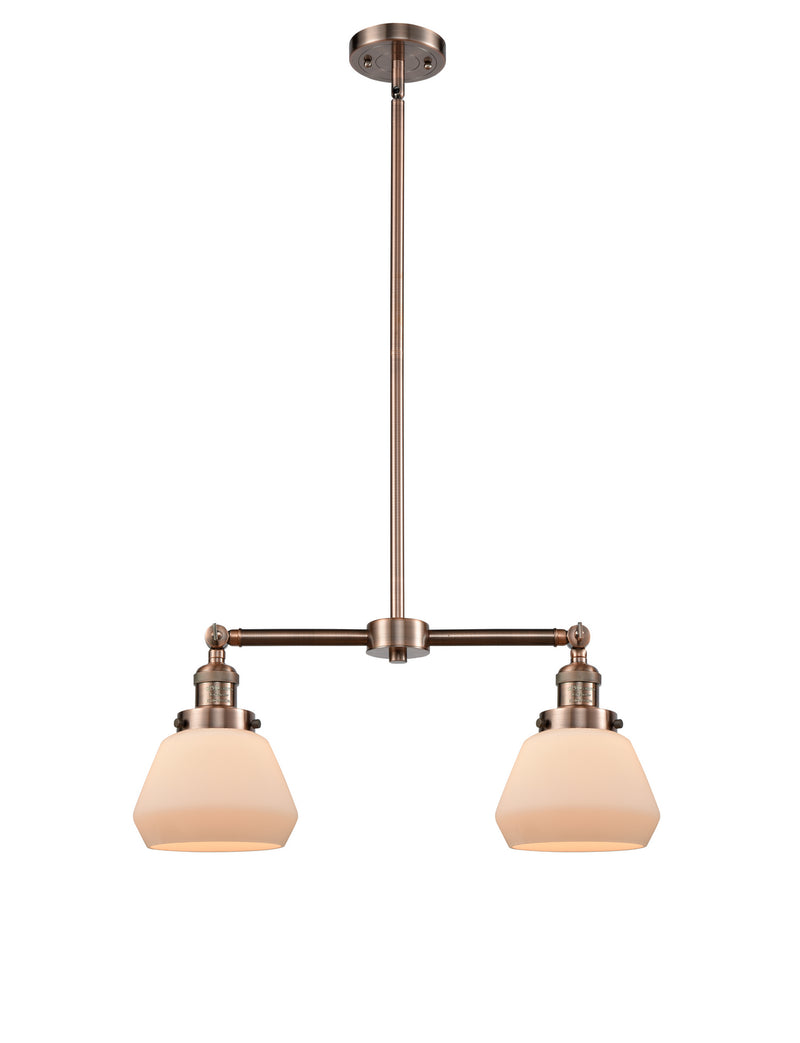 Innovations 209-AC-G171-LED LED Island Pendant, Antique Copper