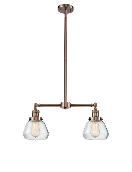 Innovations 209-AC-G172-LED LED Island Pendant, Antique Copper