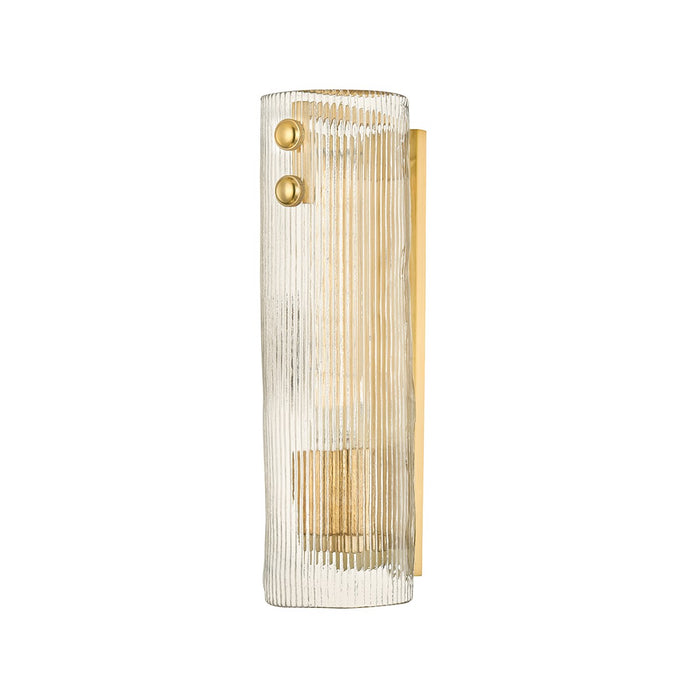 Hudson Valley 1414-AGB One Light Wall Sconce, Aged Brass
