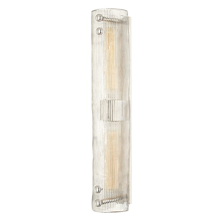 Hudson Valley 1423-PN Two Light Wall Sconce, Polished Nickel