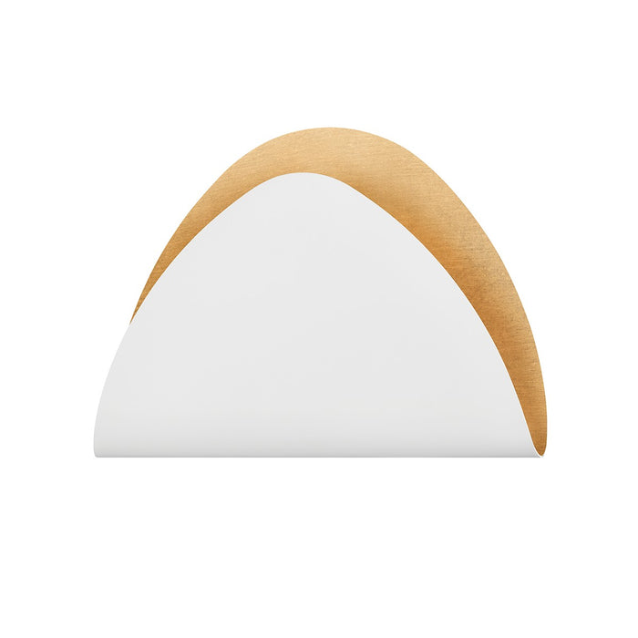 Hudson Valley 1760-GL/SWH LED Wall Sconce, Gold Leaf/Soft White Combo