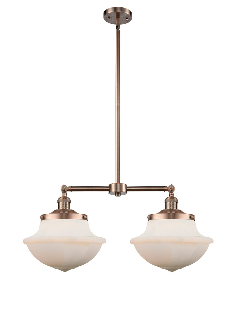 Innovations 209-AC-G541-LED LED Island Pendant, Antique Copper
