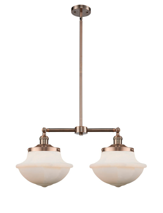 Innovations 209-AC-G541-LED LED Island Pendant, Antique Copper