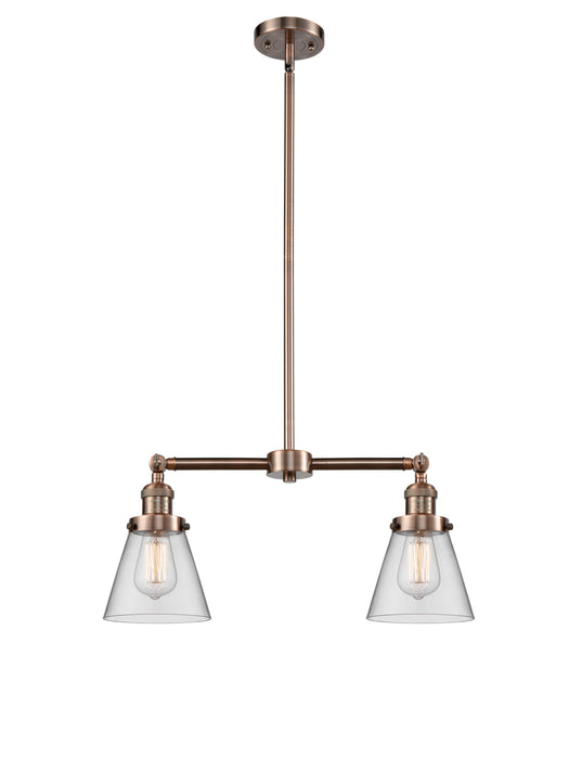 Innovations 209-AC-G62-LED LED Island Pendant, Antique Copper