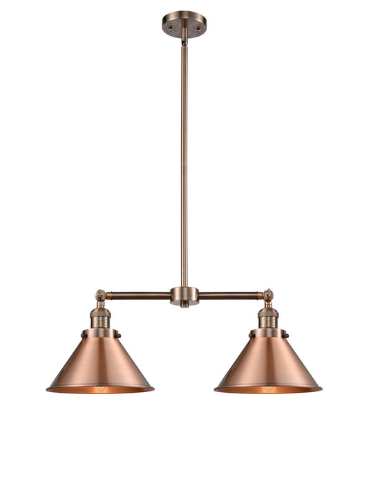 Innovations 209-AC-M10-AC-LED LED Island Pendant, Antique Copper