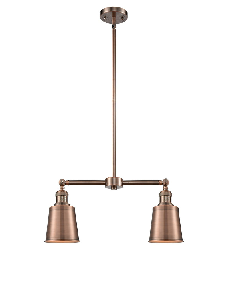 Innovations 209-AC-M9-AC-LED LED Island Pendant, Antique Copper