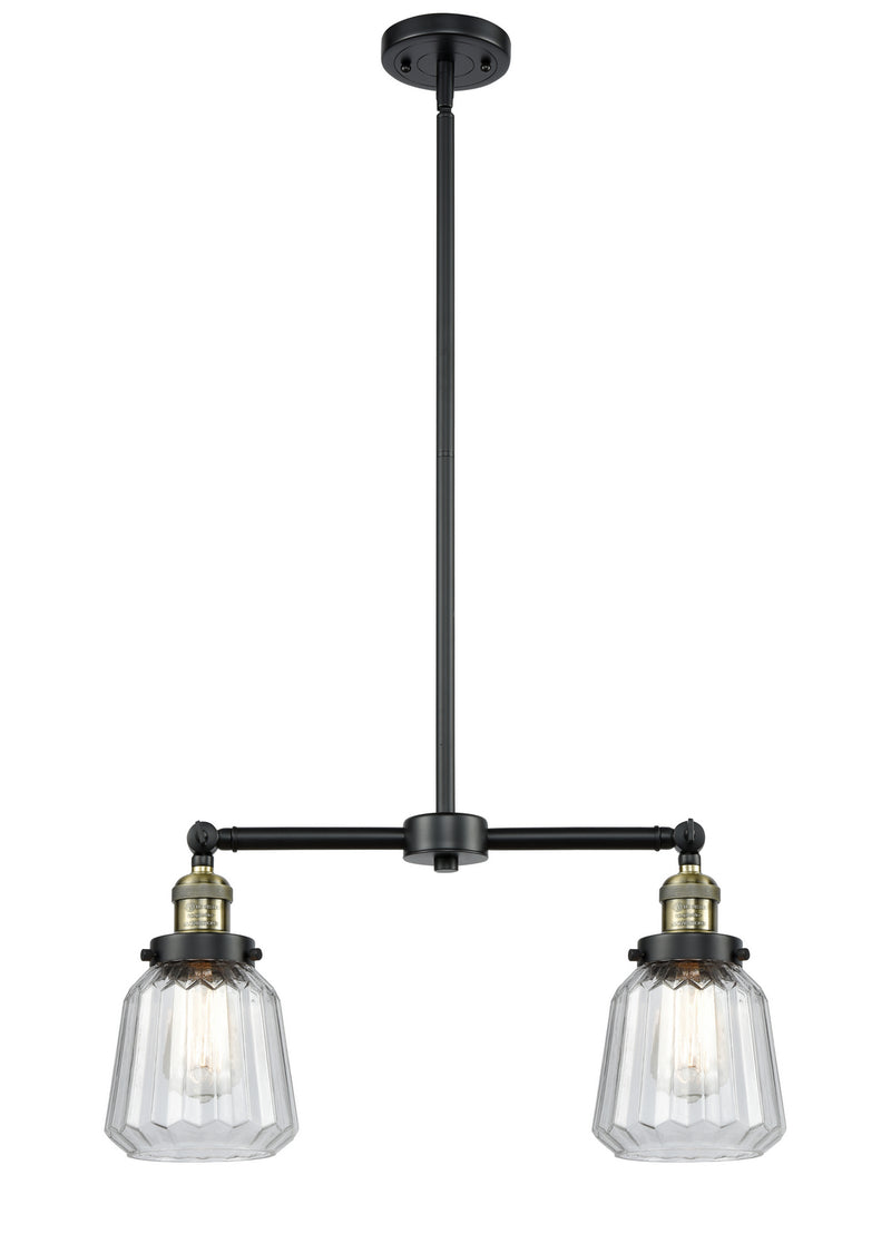 Innovations 209-BAB-G142-LED LED Island Pendant, Black Antique Brass